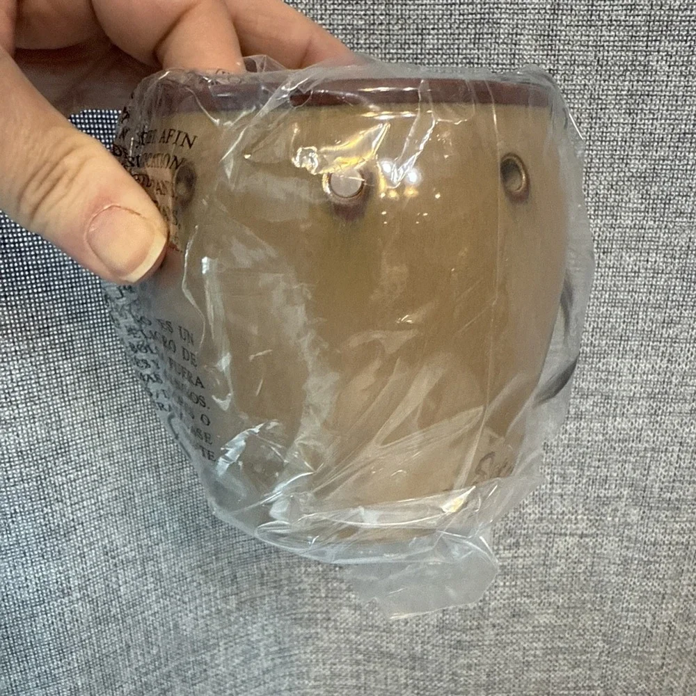 NEW Scentsy QUILL Wax Warmer‎ Mid Size Brown 2010 RETIRED MSW-QUIL